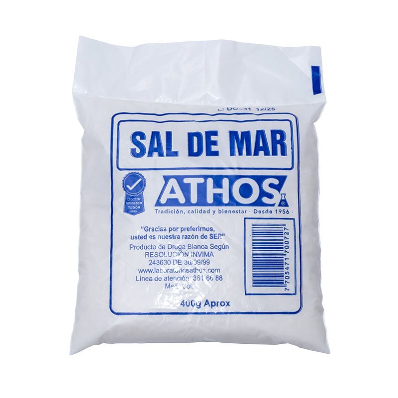 Sal De Mar 400 Gramos Athos Mis Droguerías Farmacenter Salud Social